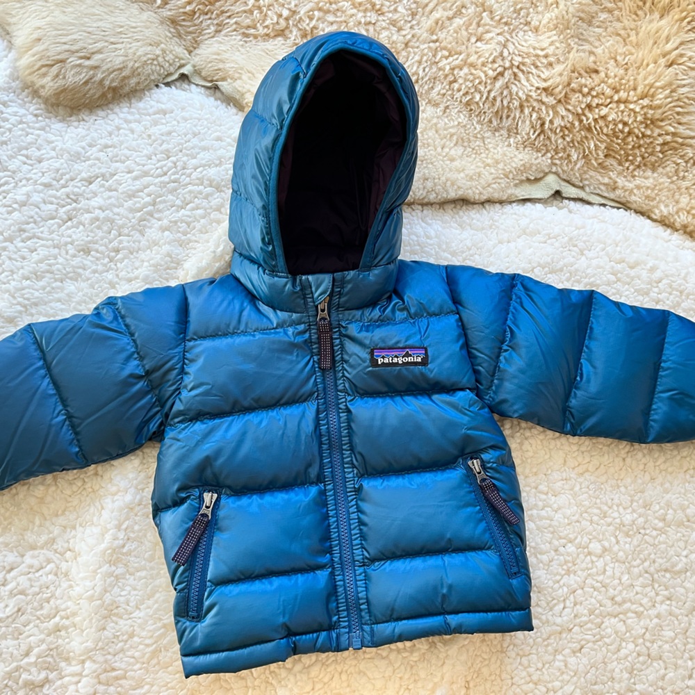 NWT PATAGONIA BABY HI-LOFT DOWN HOODIE jacket